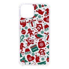 Background Vector Texture Christmas Winter Pattern Seamless Iphone 13 Tpu Uv Print Case by Grandong