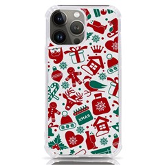 Background Vector Texture Christmas Winter Pattern Seamless Iphone 13 Pro Max Tpu Uv Print Case by Grandong