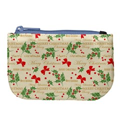 Christmas-paper-scrapbooking-- Large Coin Purse by Grandong