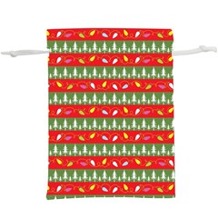 Christmas-papers-red-and-green Lightweight Drawstring Pouch (xl) by Grandong