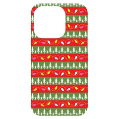 Christmas-papers-red-and-green Iphone 14 Pro Black Uv Print Case by Grandong