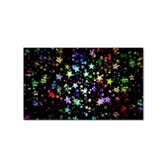 Christmas-star-gloss-lights-light Sticker (Rectangular)