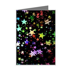 Christmas-star-gloss-lights-light Mini Greeting Card