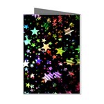 Christmas-star-gloss-lights-light Mini Greeting Cards (Pkg of 8) Left