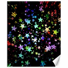 Christmas-star-gloss-lights-light Canvas 16  x 20 