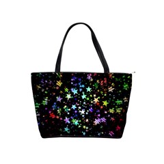 Christmas-star-gloss-lights-light Classic Shoulder Handbag