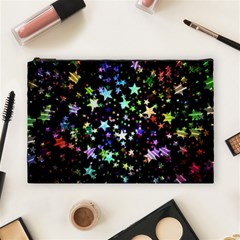 Christmas-star-gloss-lights-light Cosmetic Bag (Large)