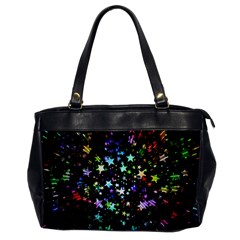 Christmas-star-gloss-lights-light Oversize Office Handbag