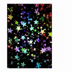 Christmas-star-gloss-lights-light Small Garden Flag (Two Sides)