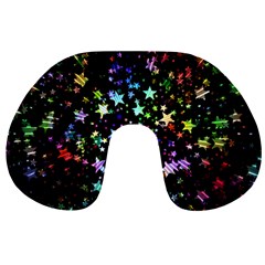 Christmas-star-gloss-lights-light Travel Neck Pillow