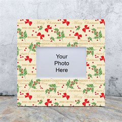 Christmas-paper-scrapbooking-- White Box Photo Frame 4  X 6  by Grandong