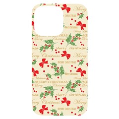 Christmas-paper-scrapbooking-- Iphone 14 Pro Max Black Uv Print Case by Grandong