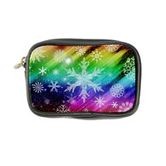 Christmas-snowflake-background Coin Purse by Grandong