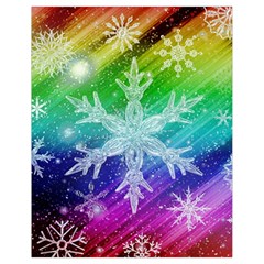 Christmas-snowflake-background Drawstring Bag (small) by Grandong