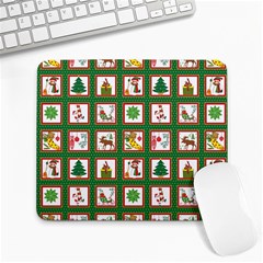 Christmas-paper-christmas-pattern Large Mousepad by Grandong