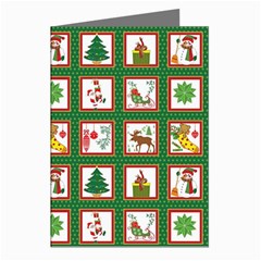 Christmas-paper-christmas-pattern Greeting Cards (pkg Of 8) by Grandong