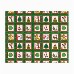 Christmas-paper-christmas-pattern Small Glasses Cloth by Grandong