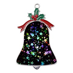 Christmas-star-gloss-lights-light Metal Holly Leaf Bell Ornament by Grandong