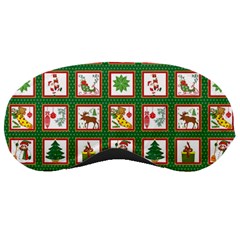 Christmas-paper-christmas-pattern Sleep Mask by Grandong