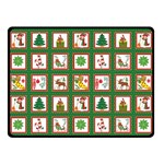 Christmas-paper-christmas-pattern Two Sides Fleece Blanket (Small) 45 x34  Blanket Back