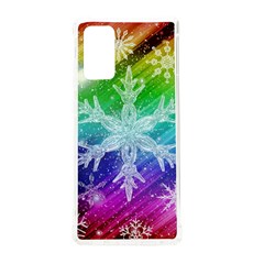 Christmas-snowflake-background Samsung Galaxy Note 20 Tpu Uv Case by Grandong