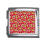 Christmas-paper-scrapbooking-pattern Mega Link Italian Charm (18mm) Front