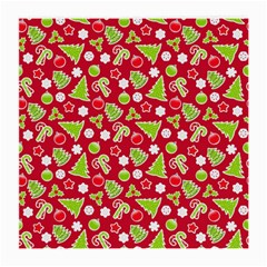 Christmas-paper-scrapbooking-pattern Medium Glasses Cloth (2 Sides)