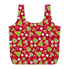 Christmas-paper-scrapbooking-pattern Full Print Recycle Bag (l) by Grandong