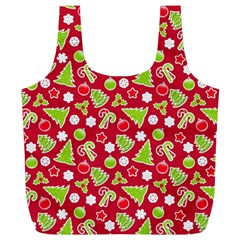 Christmas-paper-scrapbooking-pattern Full Print Recycle Bag (xl) by Grandong