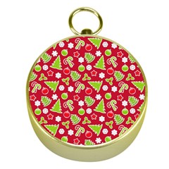 Christmas-paper-scrapbooking-pattern Gold Compasses by Grandong