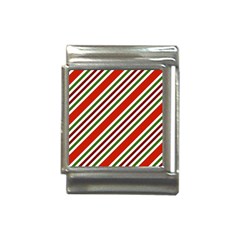 Christmas-color-stripes Italian Charm (13mm) by Grandong