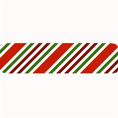 Christmas-color-stripes Large Bar Mat by Grandong