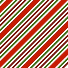 Christmas-color-stripes Play Mat (rectangle) by Grandong