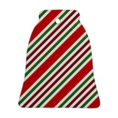 Christmas-color-stripes Ornament (bell) by Grandong