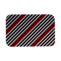 Christmas-color-stripes Open Lid Metal Box (silver)   by Grandong