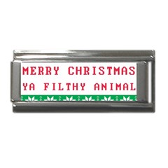 Merry Christmas Ya Filthy Animal Superlink Italian Charm (9mm) by Grandong