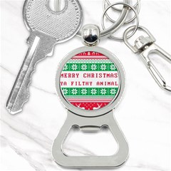 Merry Christmas Ya Filthy Animal Bottle Opener Key Chain by Grandong