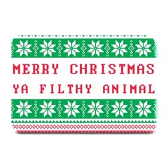 Merry Christmas Ya Filthy Animal Plate Mats by Grandong