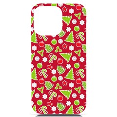 Christmas-paper-scrapbooking-pattern Iphone 14 Pro Max Black Uv Print Case by Grandong