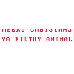 Merry Christmas Ya Filthy Animal Large Premium Plush Fleece Scarf  by Grandong