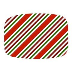 Christmas-color-stripes Mini Square Pill Box by Grandong