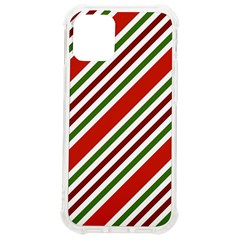 Christmas-color-stripes Iphone 12 Mini Tpu Uv Print Case	 by Grandong