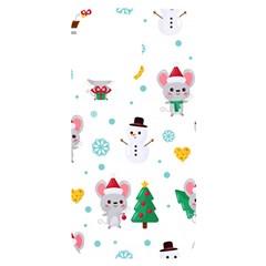 Christmas-seamless-pattern-with-cute-kawaii-mouse Iphone 14 Pro Max Black Uv Print Case by Grandong