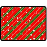 Christmas-paper-star-texture     - Two Sides Fleece Blanket (Large) 80 x60  Blanket Front