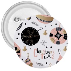 Christmas Time 3  Buttons by Grandong