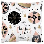 Christmas Time Large Cushion Case (Two Sides) Front