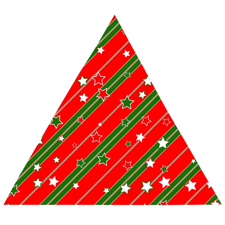 Christmas-paper-star-texture     - Wooden Puzzle Triangle