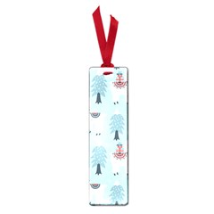 Christmas-tree-cute-lama-with-gift-boxes-seamless-pattern Small Book Marks