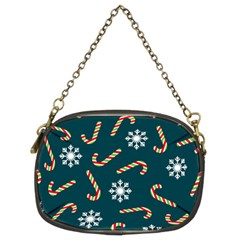 Christmas-seamless-pattern-with-candies-snowflakes Chain Purse (two Sides) by Grandong