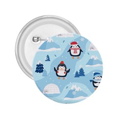 Christmas-seamless-pattern-with-penguin 2 25  Buttons by Grandong